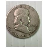 1952 Franklin Silver Half