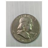1963d Franklin Silver Half