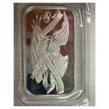 Silvertowne Retro Eagle 1 oz Silver Bar