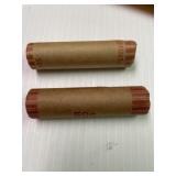 2 Shotgun Rolls of Wheat Cents