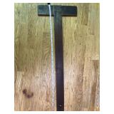 Antique Wood T-Square "Hayden" name engraved