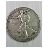 1937 Walking Liberty Half Dollar