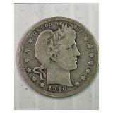 1916d Barber Quarter