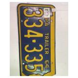 1964 PA Trailer License