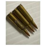 3 Rds 22-250 Ammo