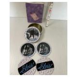 Elvis Coaster Tin Set
