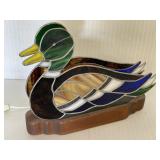 Leaded Duck Lamp