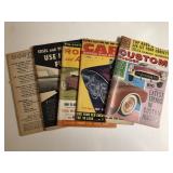 Vintage lot of 5 Hot Roding Magazines
