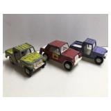 Tootsie Toy Lot of 3 Trucks