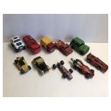 Lot of 10 Vintage Toy Cars