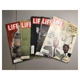 Lot of 4 Life Magazines