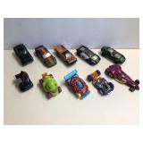 10 Loose Hot wheels cars