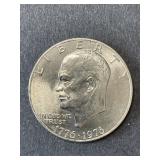 1776/1976 IKE Silver Dollar