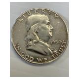 1950 Franklin Half Dollar