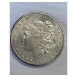 1881 S Morgan Silver Dollar BU+