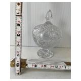 "Old" Diamond Cut Candy Dish