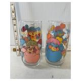 Popples Collectable Glasses lot of 2