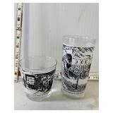 Vivian Collection Glasses lot of 2