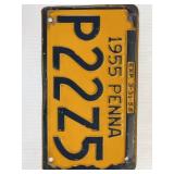 1956 Pa License Plate