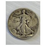 1939 Walking Liberty Silver Half Dollar