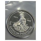 1 Gram The American Prospector Silver Round