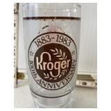 Kroger 100th anniversary Collectable Glass