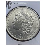 1889 Morgan Silver Dollar BU