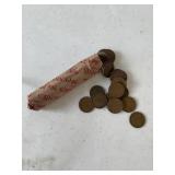 Roll of Wheat Pennies 1910 1920 1930 1940 S Mint