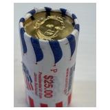 US Mint Roll James Buchannon "P" $1 Coins