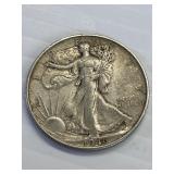 1946 S Walking Liberty Silver Half Dollar