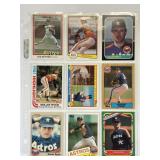 Nolan Ryan Cards Lot of 9