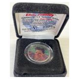 Elvis Presley Colorzied Quarter