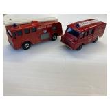 Lesney Matchbox #35 & #57 FireTrucks