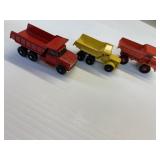 Lesney Matchbox#6 #28 & #48 Superfast Dump Trucks