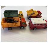Lesney Matchbox #4, #37, #69 #71 Superfast