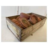 Lot of Clay Flower Pots