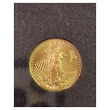 1999 1/10th Ounce Gold American Eagle BU