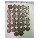 32 Full Date Buffalo Nickels