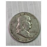 1955 Franklin Silver Half