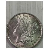 1896 Morgan Silver Dollar BU