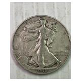 1946 S Walking Liberty Silver Half