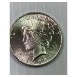 1924 Peace Silver Dollar BU