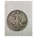1942 D Walking Liberty Silver Half