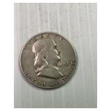 1951 S Franklin SIlver Half