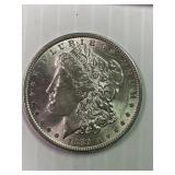 1889 Morgan Silver Dollar AU