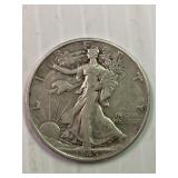 1945 S Walking Liberty Silver Half