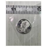 1 Gram Silver Round Mercury Dime