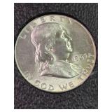 1963 Franklin Half dollar NICE