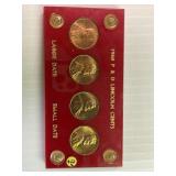 1960 P&D Lincoln Cents Large & Sm Date in Capitol