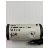 2013-P Sacagawea Dollar roll US Mint orig Roll NIB